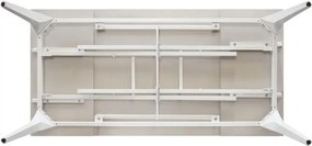 Masă ceramică extensibilă Evelin 160/80 cm + 2 extensii de 40 cm