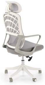 Scaun de birou Vesuvio 2 gri/alb H121 cm