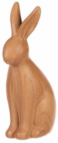 Decorație din poliresină Iepure, figurină mare, 12x 7 x 21 cm
