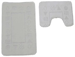 Set covorase Classic, 2 buc/set, 50x80 + 40x50 cm, antik, crem