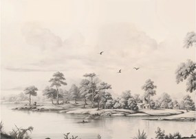 Tablou - Vintage peisaj desen peisaj (70x50 cm)