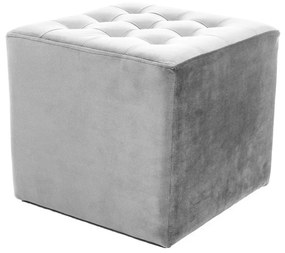Taburet Lori velvet gri deschis Blu03