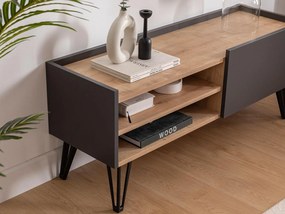 Măsuță laterală Tilata 2 (stejar zafir + antracit) . 1095267