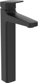 Baterie lavoar inalta Ideal Standard Ceraplan 250 negru mat cu ventil Pop-Up metalic
