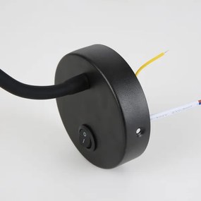 Lampă LED flexibilă de perete Brilagi MAYA LED/3W/230V 4000K negru/auriu