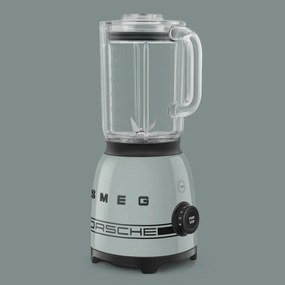 Blender Smeg Porsche BLF03PSGEU, 800 W, 1,5 l, 18 000 rpm, 4 programe, 4 viteze + Impuls, Otel inoxidabil, Verde