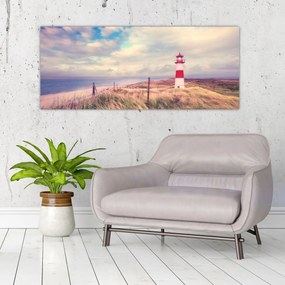 Tablou - Farul roșu (120x50 cm)