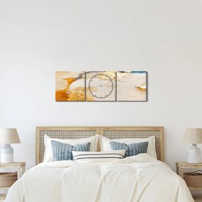 Tablou - Abstract (cu ceas) (90x30 cm)