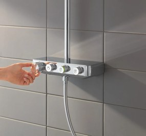 Coloana dus cu termostat pentru montare pe perete Grohe Euphoria SmartControl 310mm-26508000