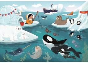 Animale Noli Viața pe mare 2x60 piese puzzle Clementoni