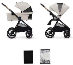 Cărucior de copii combinat 2 în 1 KINDERKRAFT NEA 2 bej