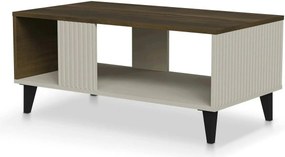 Masuta cafea RANDOM 2 LAW-1, nuc/casmir, PAL, 92x50x40 cm