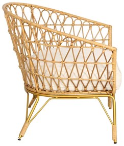 Fotoliu din ratan pentru grădină Bonami Essentials Ratta Outdoor