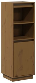 813518 vidaXL Dulap înalt, maro miere, 37x34x110 cm, lemn masiv de pin