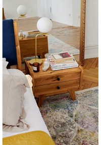 Noptieră din lemn de stejar Retro 1 - The Beds