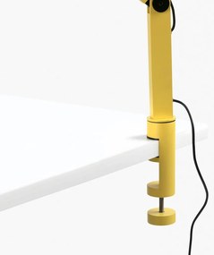 Veioza LED dimabila / Lampa de birou cu clips design ultra-modern INVITING galbena