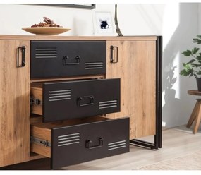 Mobilier living Cosmopolitan 4 (Pin atlantic + Negru). 1089262