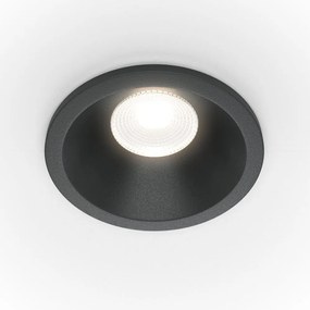 Spot LED incastrabil pentru baie design tehnic IP65 Zoom negru 4000K