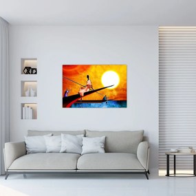 Tablou picturii epochale străveche (90x60 cm)