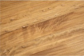 Masa fixa, L 70 70 H78 cm, culoare natur alb antic, Lemn Masiv