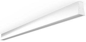 Plafonera LED design liniar HANOK 38W 3000K alba