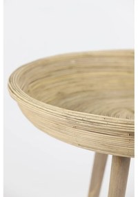 Măsuțe auxiliare 2 buc. rotunde din ratan ø 56 cm Colon – Light &amp; Living