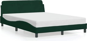vidaXL Cadru de pat, Dover, verde închis, 120x200 cm, catifea