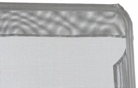 Șezlong reglabil de grădină - gri