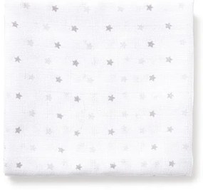 Set 3 museline 80 x 80 cm model panda alb si gri Inter Baby