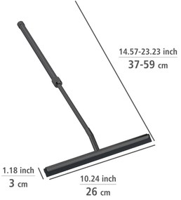 Ștergător de geamuri telescopic negru – Wenko