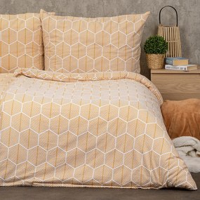 Lenjerie de pat din flanel 4Home Honey, 160 x 200cm, 70 x 80 cm, 160 x 200 cm, 70 x 80 cm