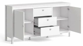 Tvilum Bufet alb cu 3 sertare SALOMO