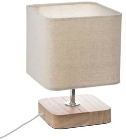 Lampa de masa cu abajur patrat, 24 cm