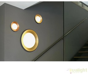 Plafoniera LED moderna SIDE G9 negru/cupru 62135