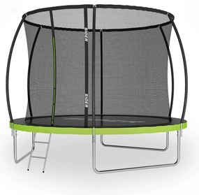 Trambulină mare pentru copii cu plasă și scară SIDER 12FT - diametru 374 cm