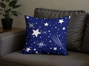 Fata de perna din policoton NIGHT SKY POLY 45x45 cm, albastru