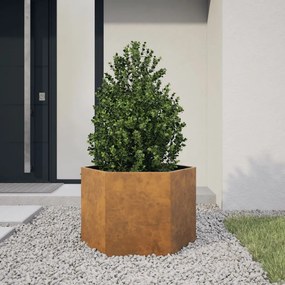 vidaXL Jardinieră de grădină 69x60x45 cm oțel de intemperii