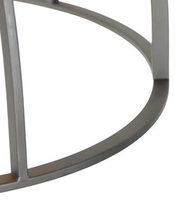 Lampă suspendată industrială gri închis cu lemn 47 cm - Arthur