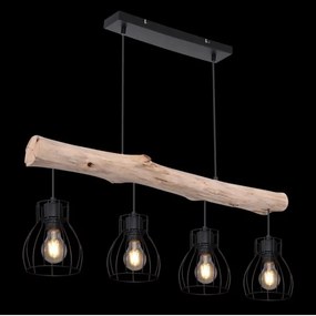 Lustră pe cablu MINA 4xE27/40W/230V Globo 15326-4N