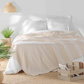 Cuvertură bej 220x240 cm Adele – douceur d'intérieur