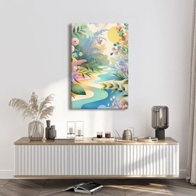 Tablou peisaj floral