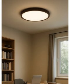 Plafonieră LED 32W, 230V, 3000/4000/6500K, Ø 40 cm, maro