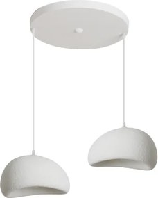BRILAGI - Lustră suspendată pe cablu WABI SABI 2xE27/60W/230V albă