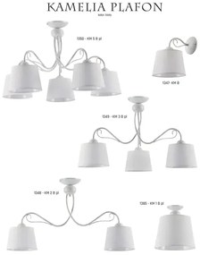 Plafonieră Jupiter 1385 KM 1 B pl KAMELIA 1xE27/60W/230V