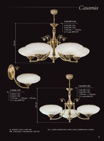 Candelabru 6 brate design clasic realizat manual CASAMIA