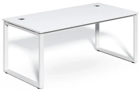 Masă SimpleOffice 180 x 90 cm, alb / alb