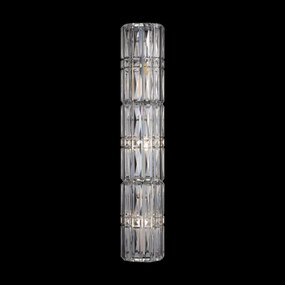 Aplica de perete design neoclasic Facet crom, 75cm