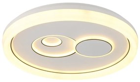 Plafoniera LED slim CCT culorile pot fi fixate RUIZ I