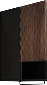 Dulap lemn masiv baie Enzaro, 81 × 33 × 35 cm