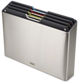 4 tocătoare cu suport 7x35,5 cm Folio - Joseph Joseph